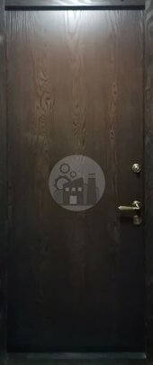 антивандальная дверь стальная, внутри ламинат - внутренняя часть двери ДВ-1378